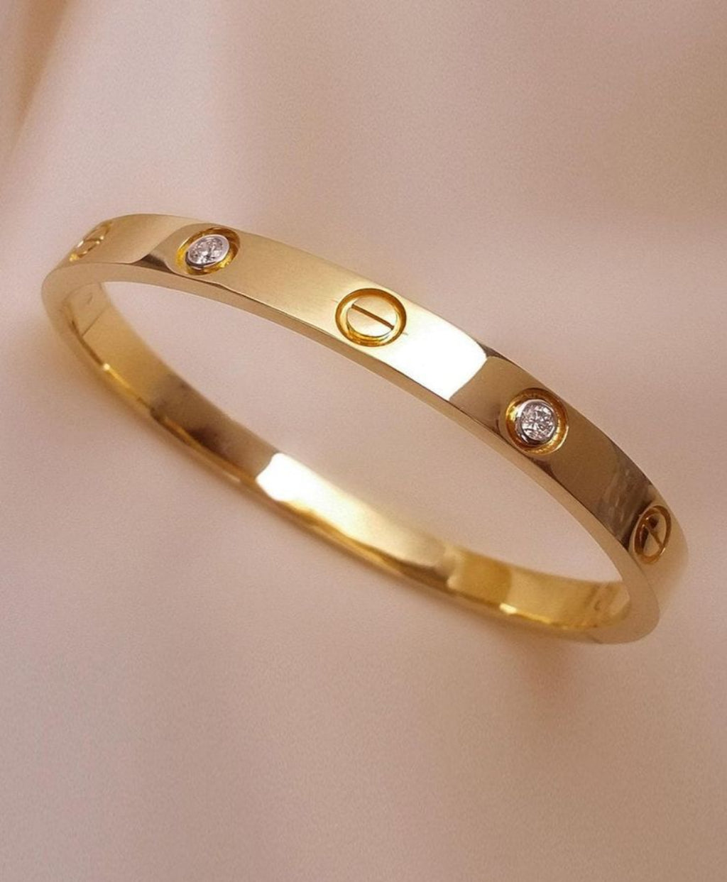 Gold plated kada Bracelet
