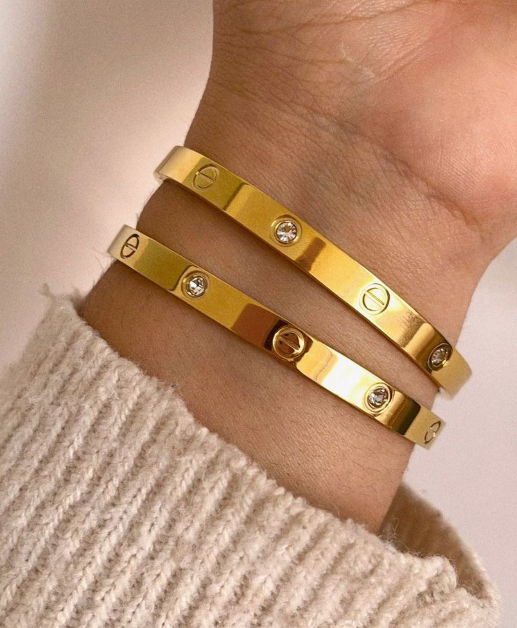 Gold plated kada Bracelet