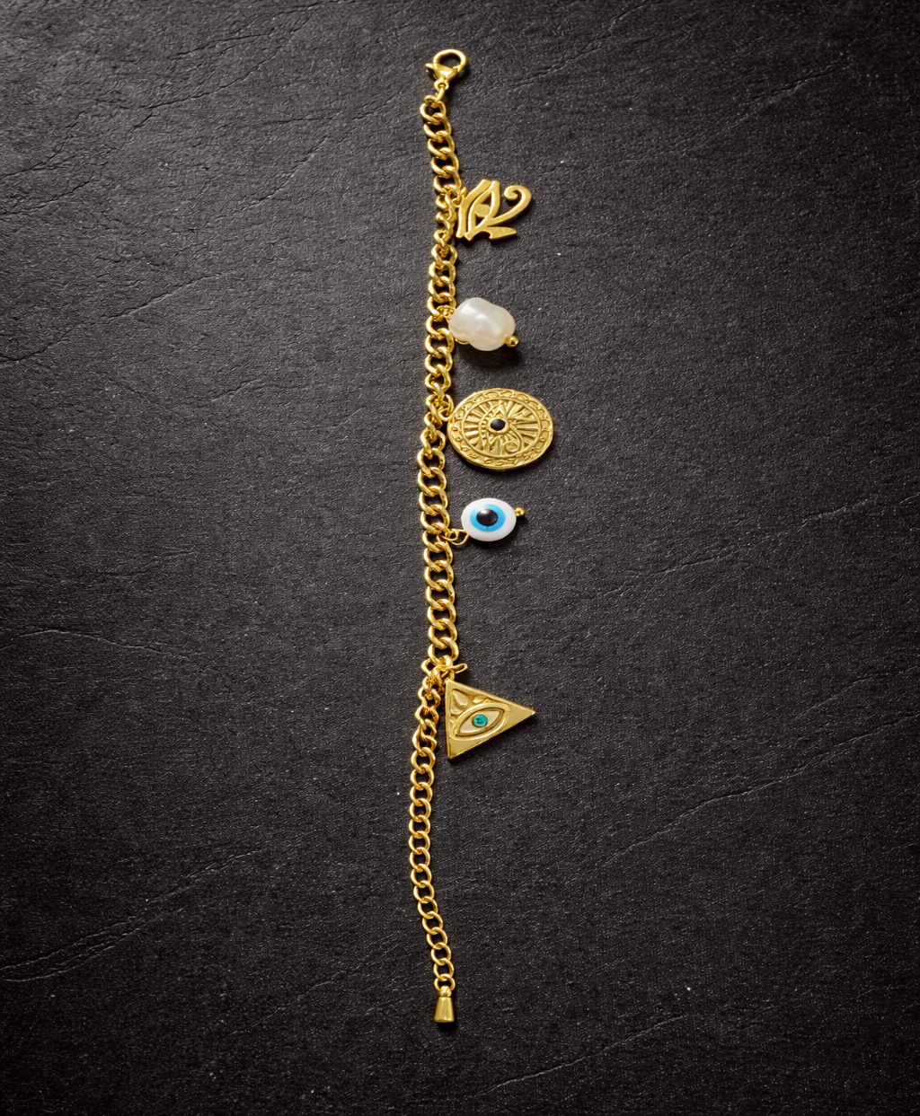 Evil eye charm bracelet